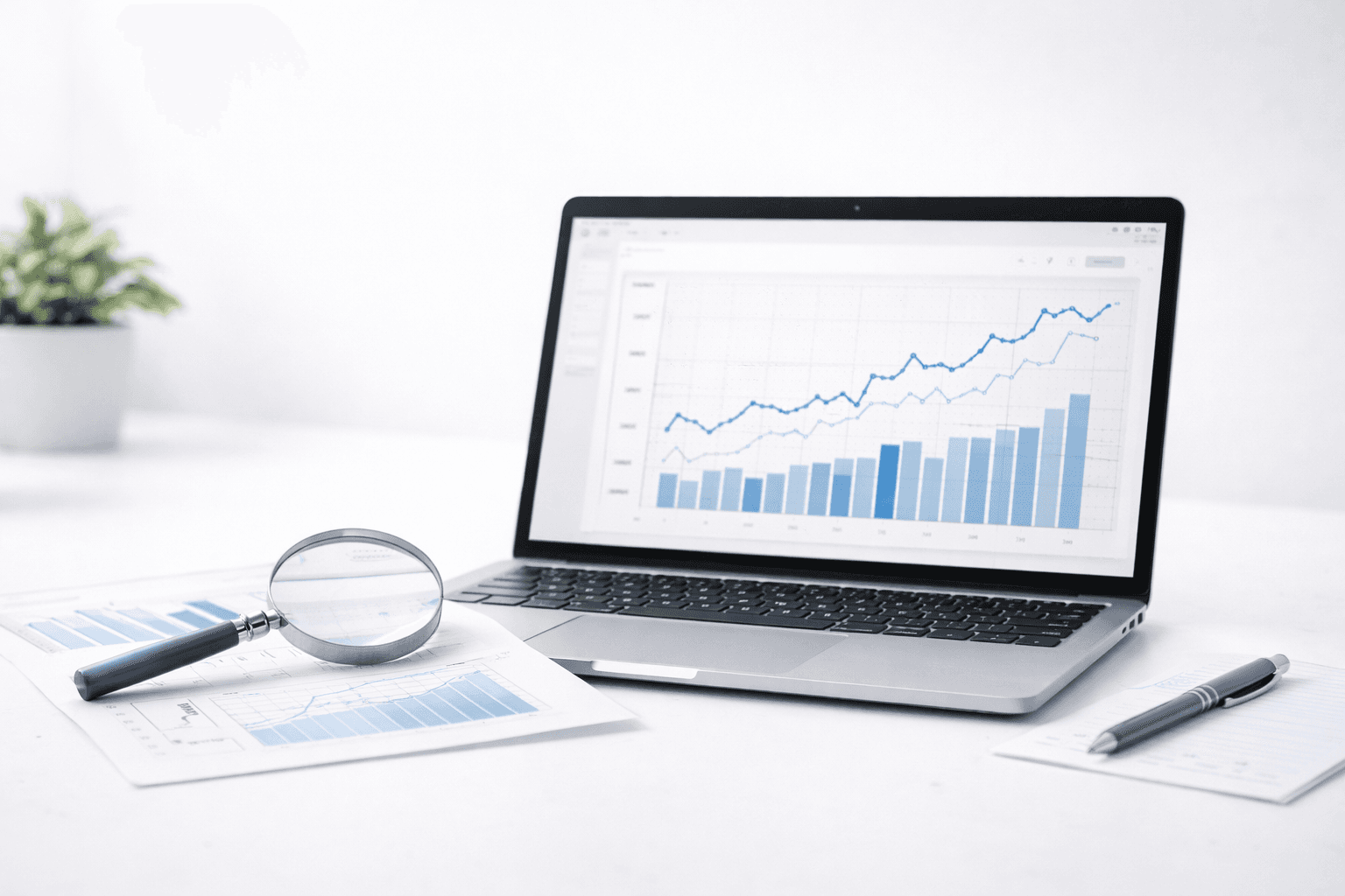 Øg din synlighed og rangering - Professionel service illustration