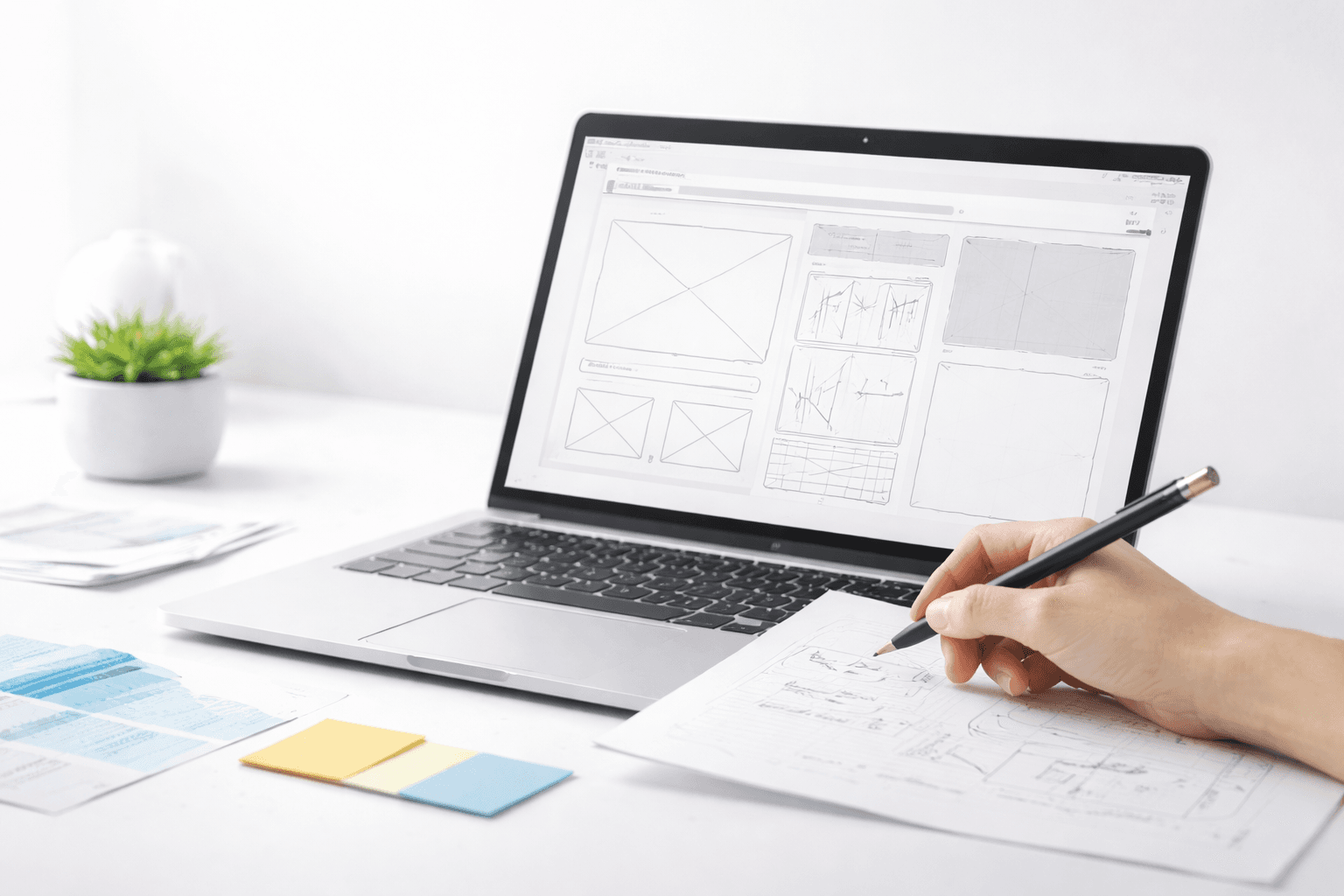 Webdesign Detaljer - Professionel service illustration